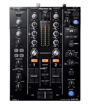 2-channel DJ mixer with Beat FX Pioneer DJ - DJM-450. Unlimited creativity and control