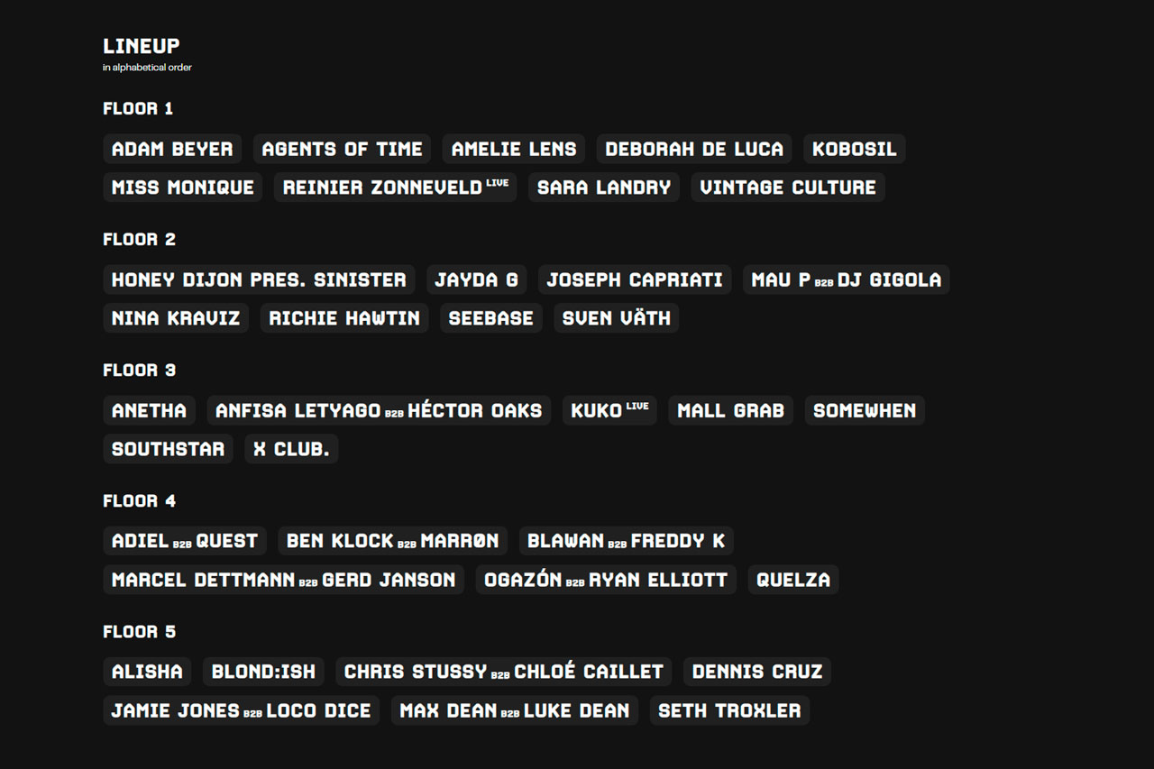 Time Warp Germany 2026 Lineup