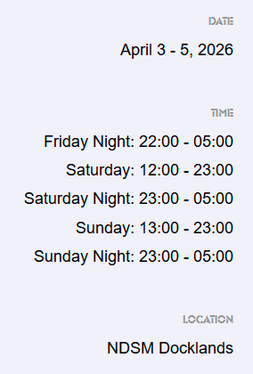 ¿Cuándo es el DGTL Festival Amsterdam?